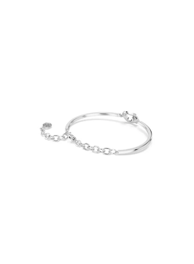 Swarovski  Symbolica White Crystal Rhodium Plated Soft Bracelet for Women | Best Price UAE